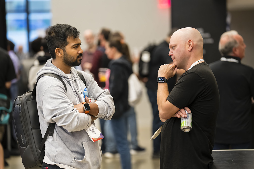 Attendees networking at KCD NY 2025