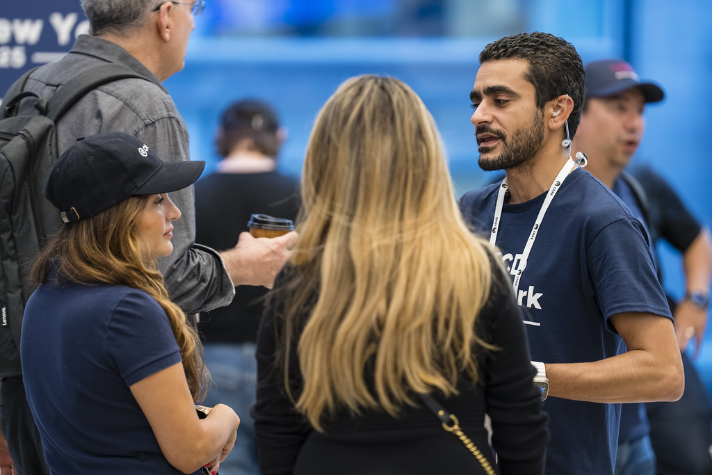 Attendees connecting at KCD NY 2025